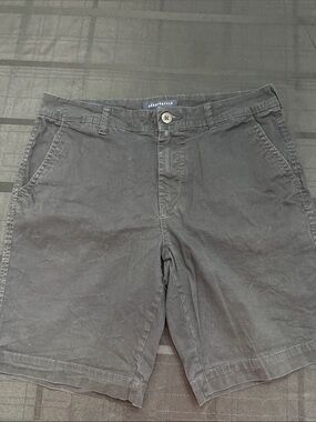 Aeropostale Men's Black Flat Front Casual Shorts